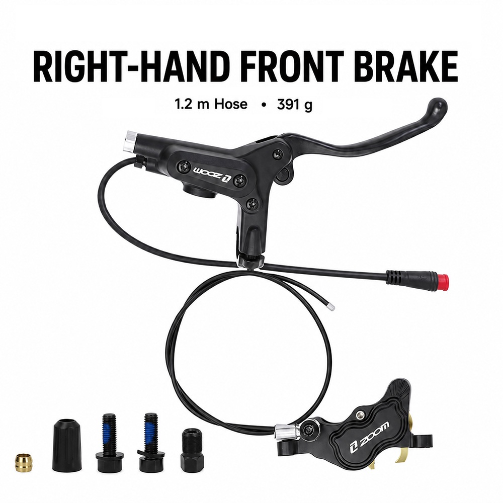 Conjunto de Freio a Disco Hidr - Zoom Hydraulic Brake 4 Piston E-Scooter avaliação e preço