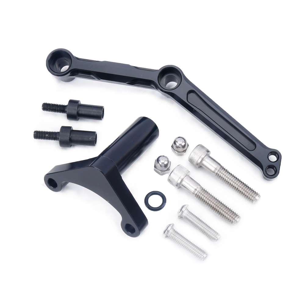 Acessório da motocicleta cnc a - Steering Damper Stabilizer Kit Cnc avaliação e preço